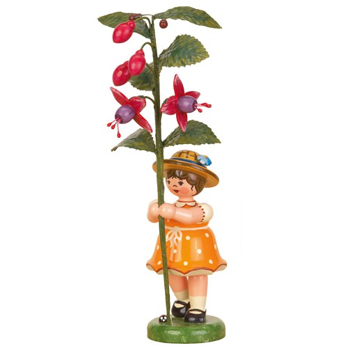 Hubrig - Blumenmädchen mit Fuchsie