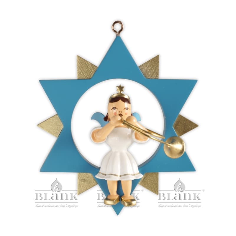 Blank - Kurzrockengel im Stern farbig mit Althorn