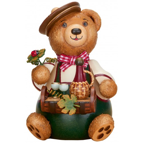 Hubrig - Hubiduu Teddy mit Herz - Weinliebhaber