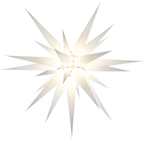 Original Herrnhuter Stern für innen ø ca. 80 cm weiß (I8)