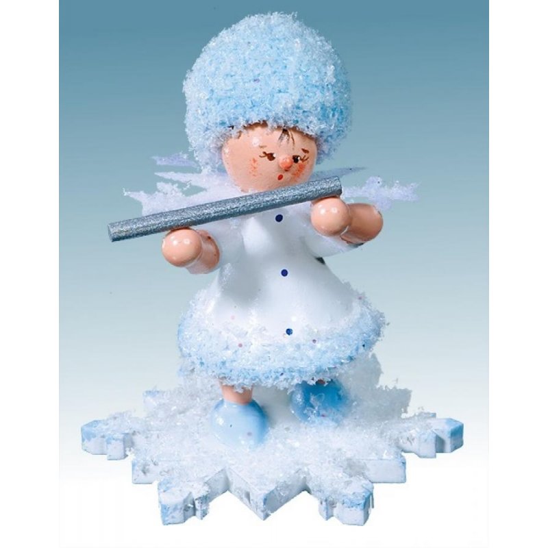 Schneeflöckchen mit Querflöte - Auslaufartikel