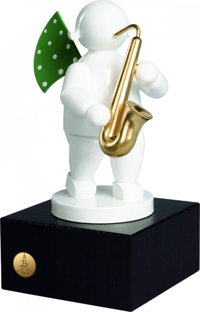 Edition Klangfarbe Weiß, Engel mit Saxophon