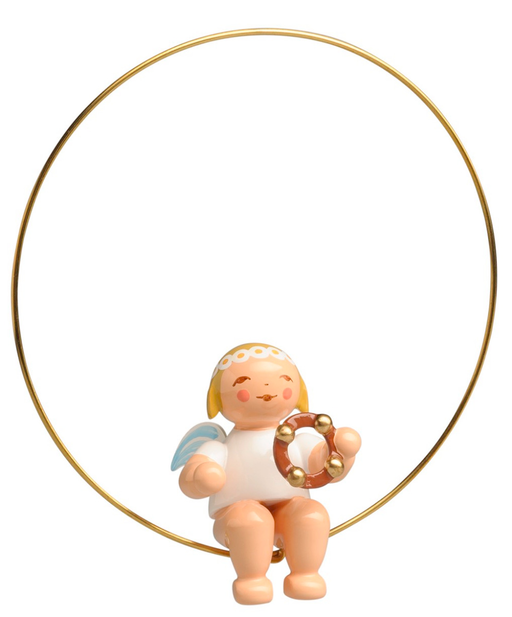 Margeritenengel im Ring mit Schellenring