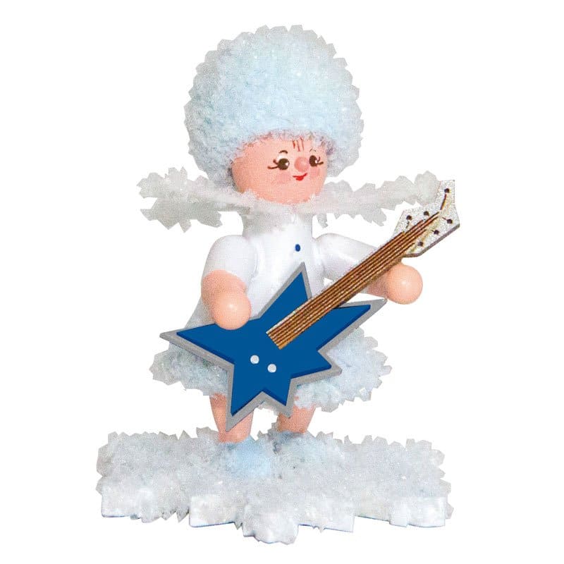 Schneeflöckchen mit E-Gitarre