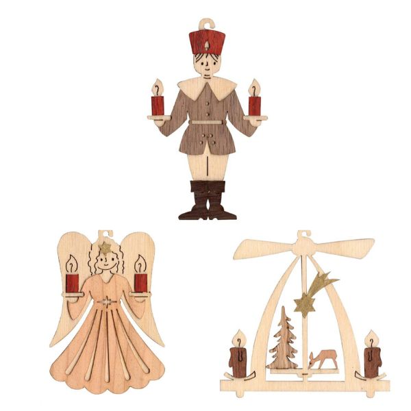 Baumschmuck Erzgebirge 2 6er-Set