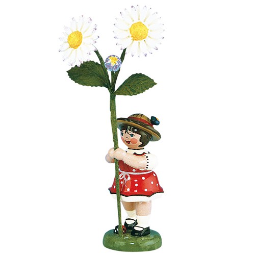 Hubrig - Blumenmädchen mit Gänseblume