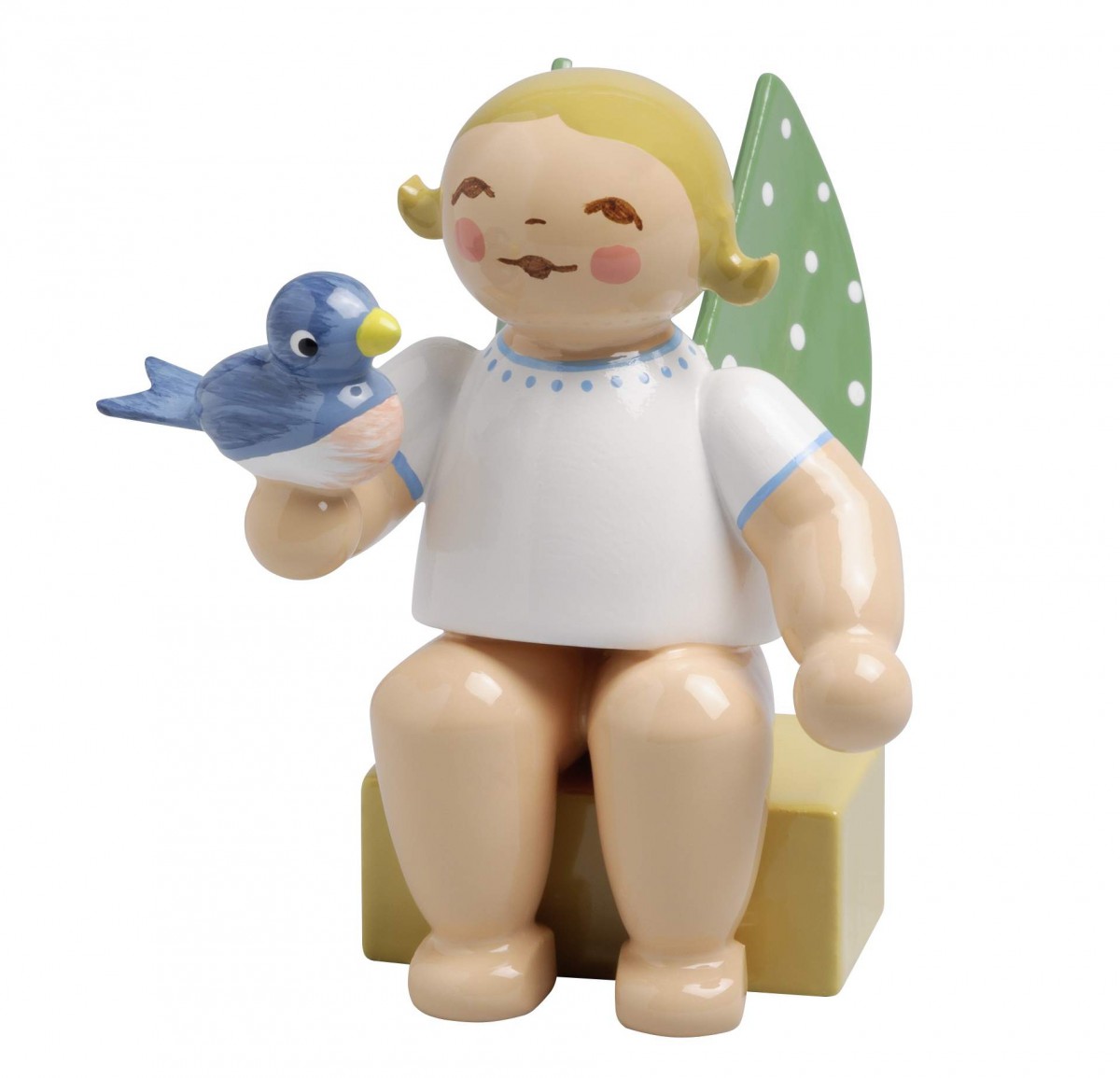 Engel klein mit Vogel