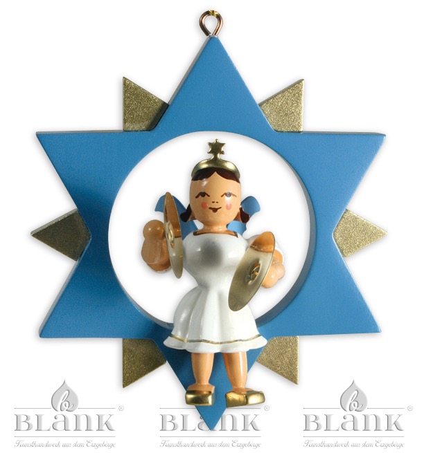 Blank - Kurzrockengel farbig im Stern mit Becken