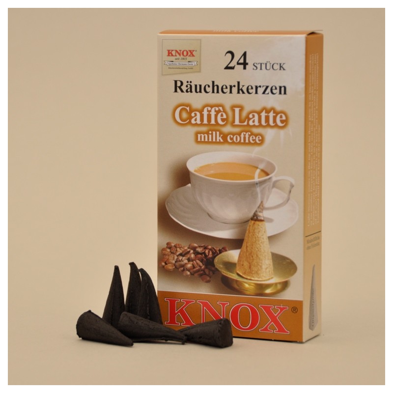 KNOX Räucherkerzen Caffé Latte 24 St. / Pkg.