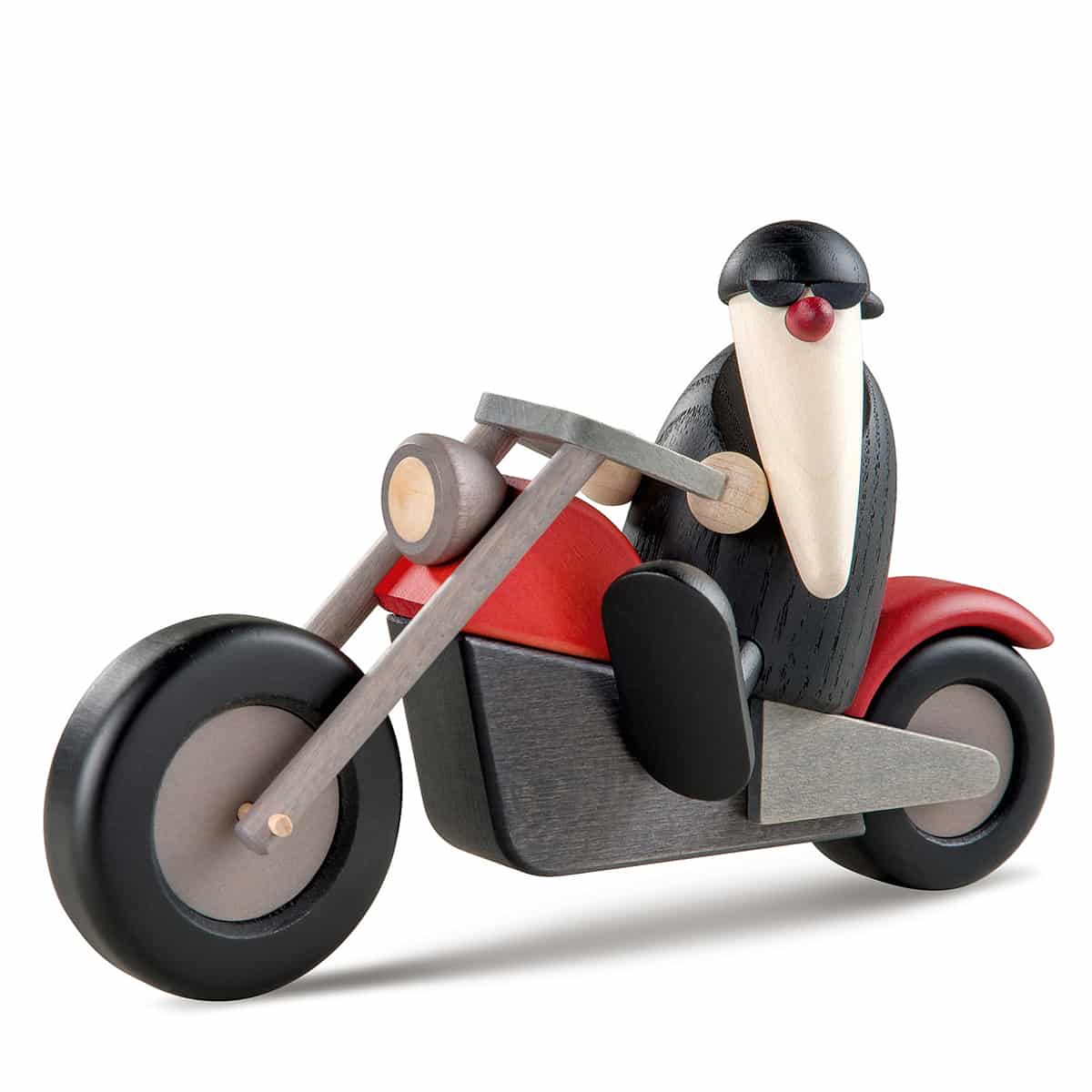 Motorradfahrer solo klein
