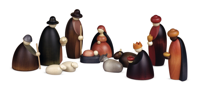 Krippenfiguren 12-teilig