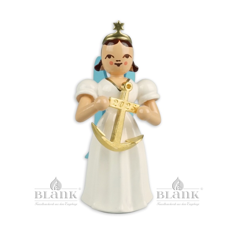 Blank - Langrockengel farbig mit Anker, Jahresedition 2025