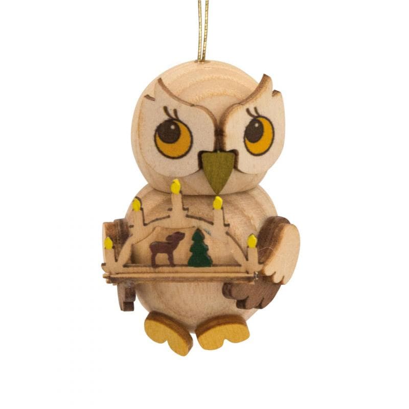 Baumbehang Eulenkind mit Schwibbogen