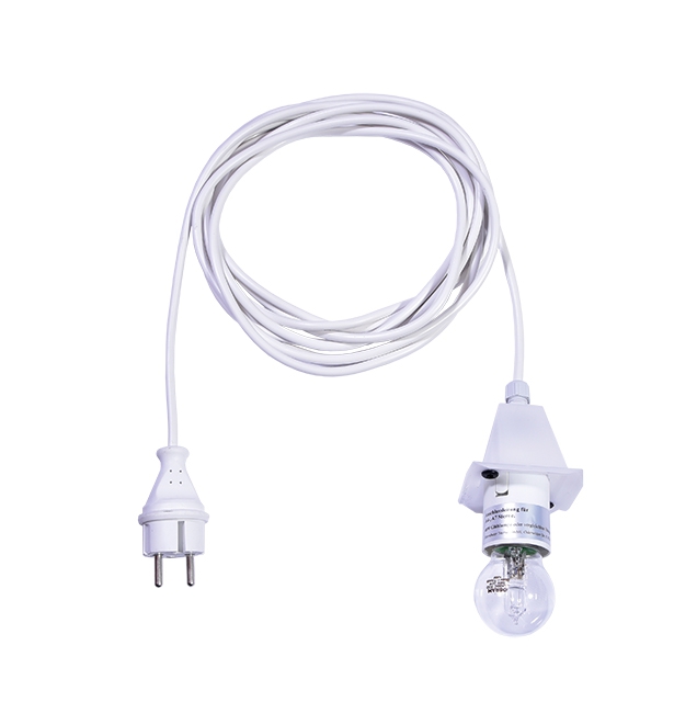 5 m WEIßES Innenkabel für opale Herrnhuter Sterne aus Kunststoff (A4/A7) inkl. LED