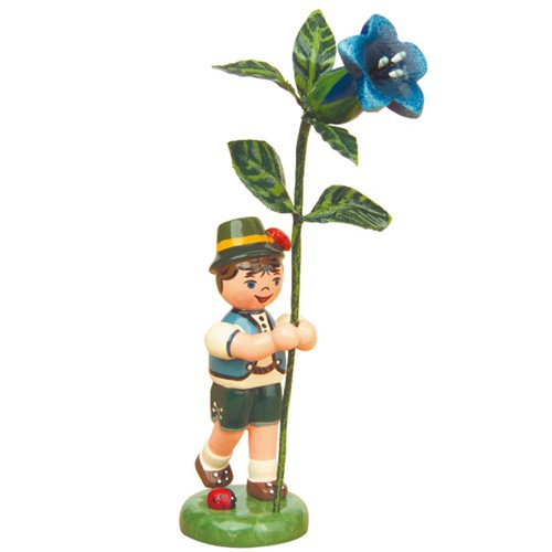 Hubrig - Blumenjunge mit Enzian