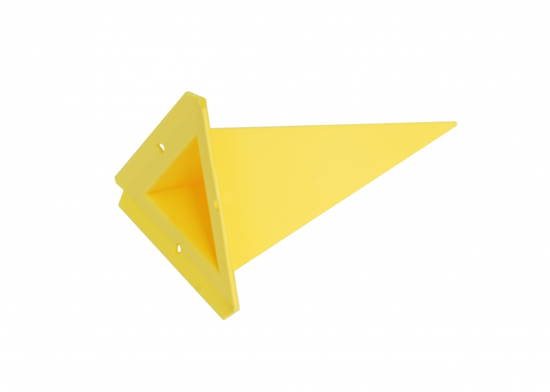 Ersatz-Zacke dreieckig für Herrnhuter Sterne aus Kunststoff 40 cm (A4) gelb