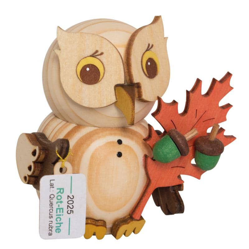 MINI Jahreseule 2025 - Rot-Eiche