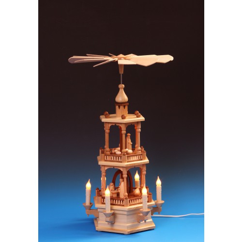 Pyramide Christi Geburt 2-stöckig, elektr.