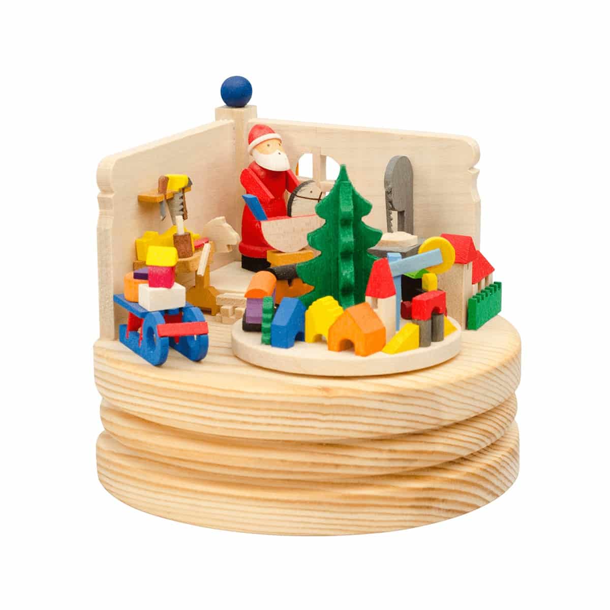 Spieldose Weihnachtsmannwerkstatt