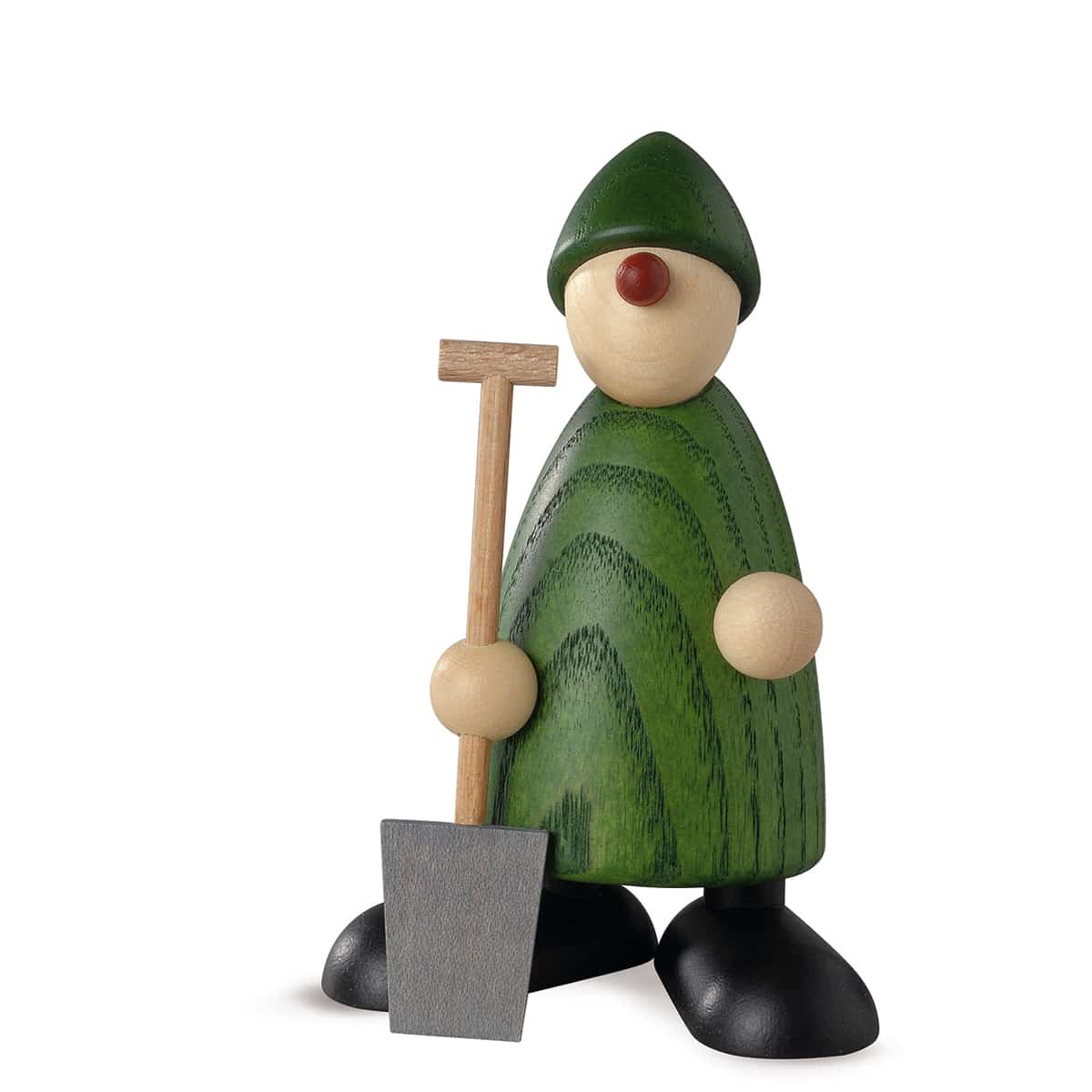 Hans mit Spaten, grün