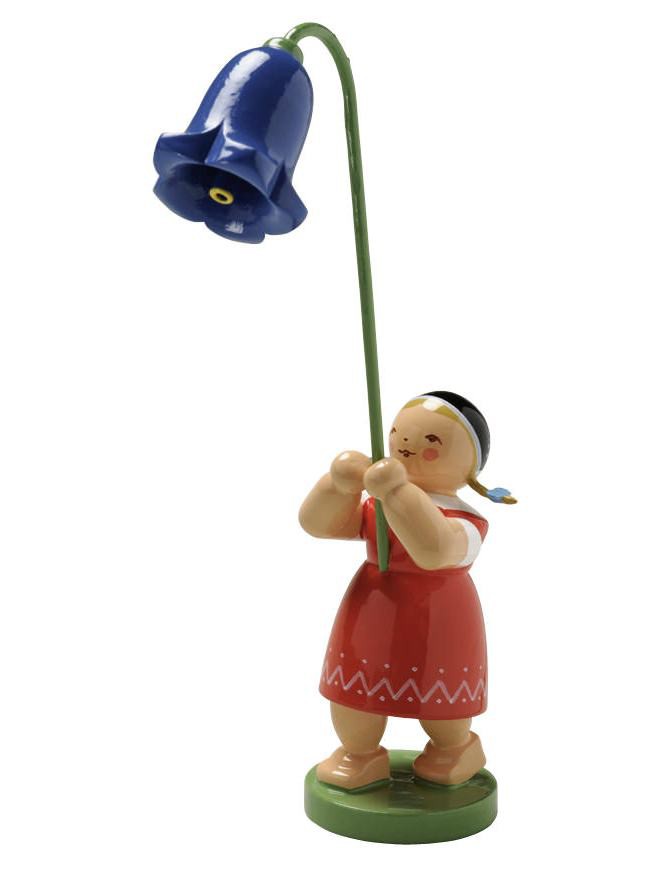Mädchen mit Glockenblume