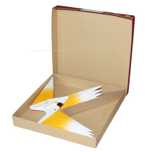 Annaberger Faltstern No. 3 ø 35 cm gelb-weiß