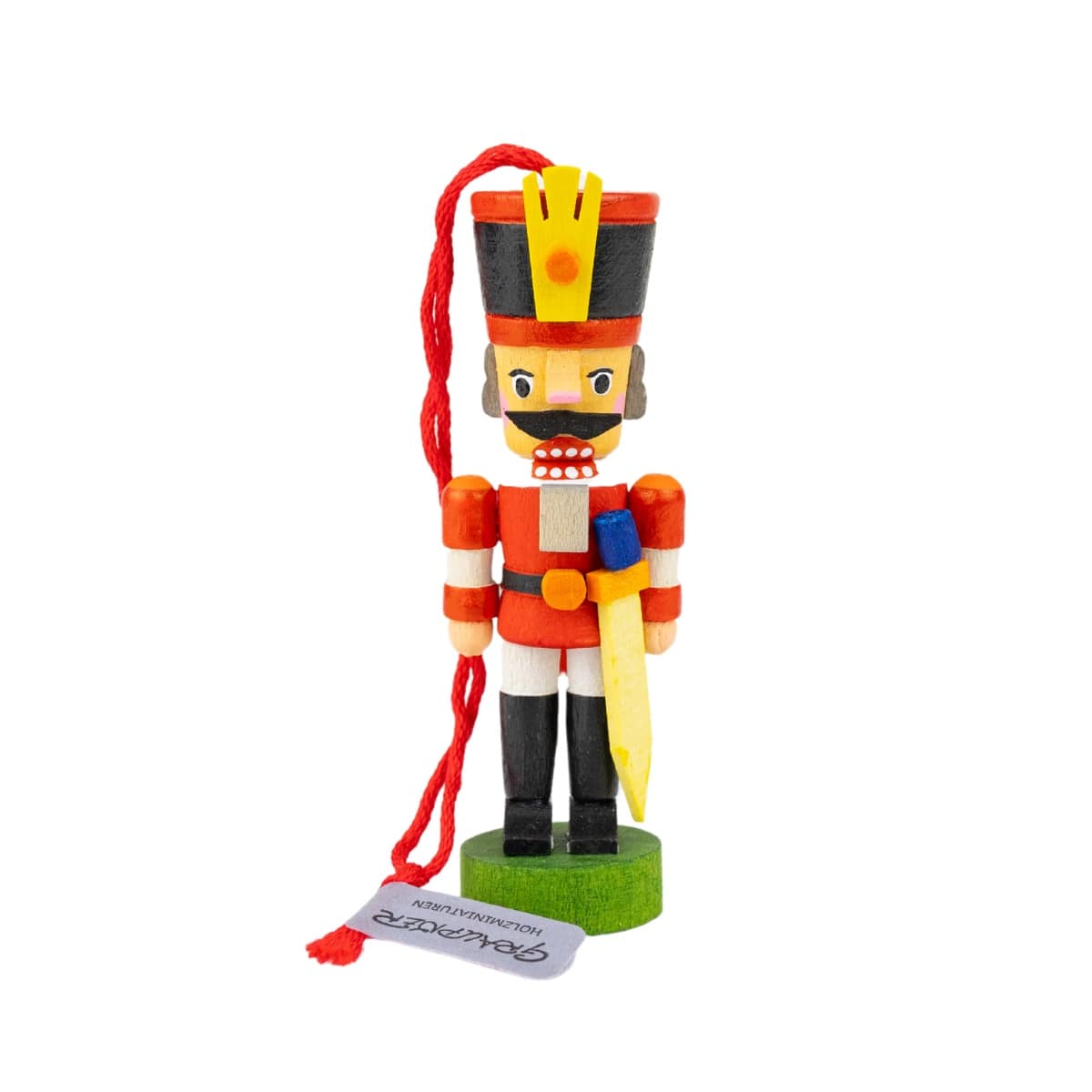 Nussknacker rot als Baumschmuck