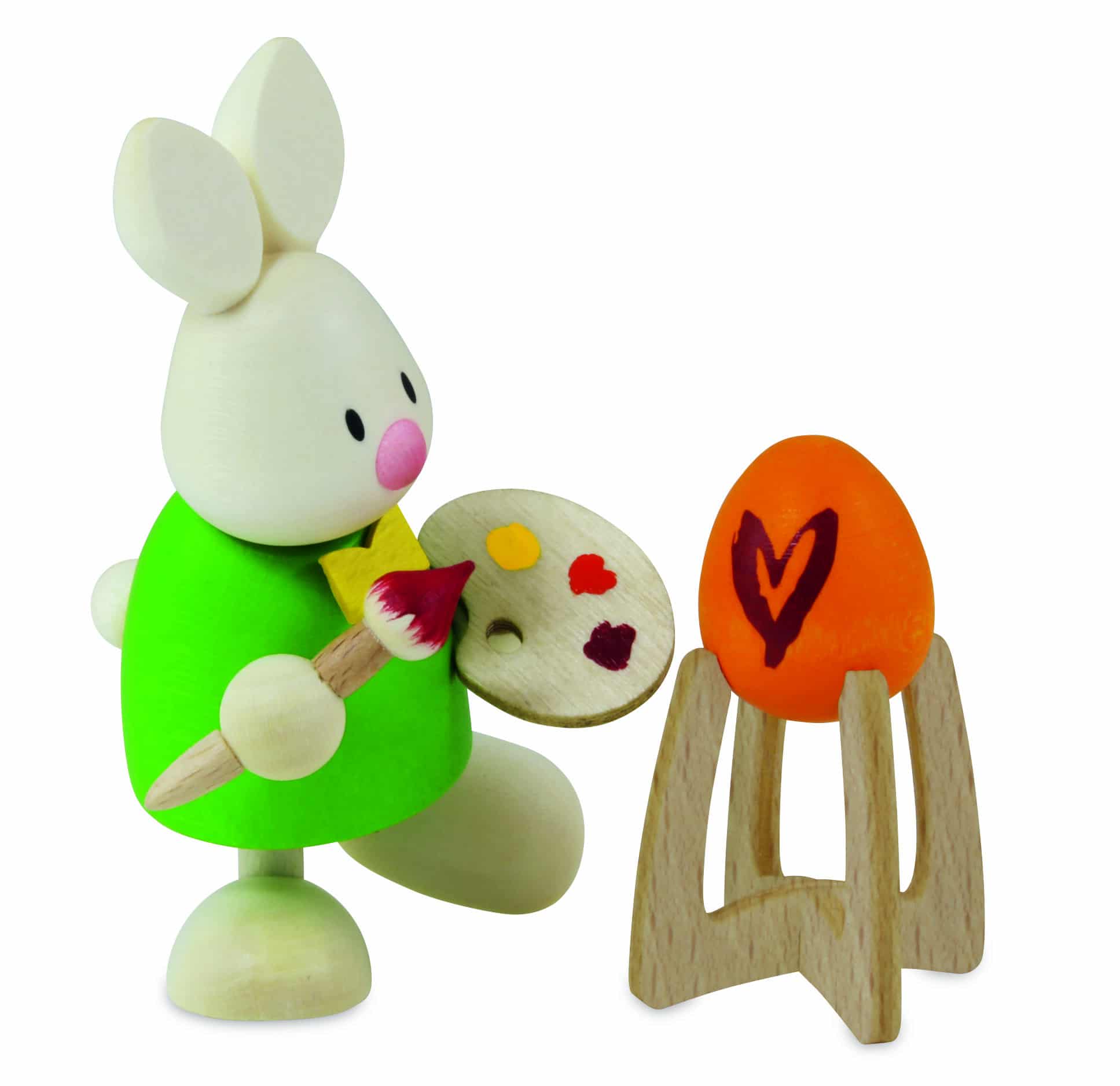 Kaninchen Max als Maler