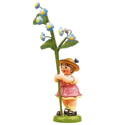 Hubrig - Blumenmädchen mit Vergissmeinnicht