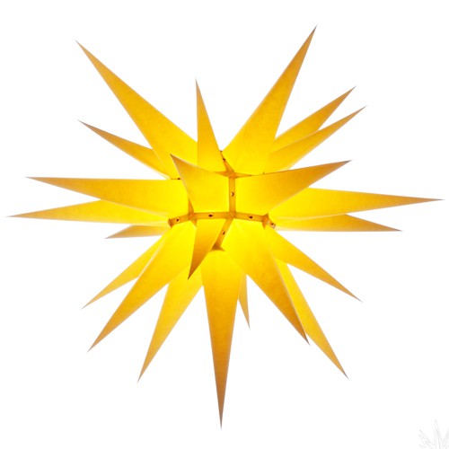Original Herrnhuter Stern für innen ø ca. 70 cm gelb (I7)