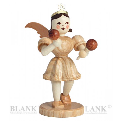 Blank - Kurzrockengel natur mit Rumbakugeln (Maracas) - Auslaufartikel