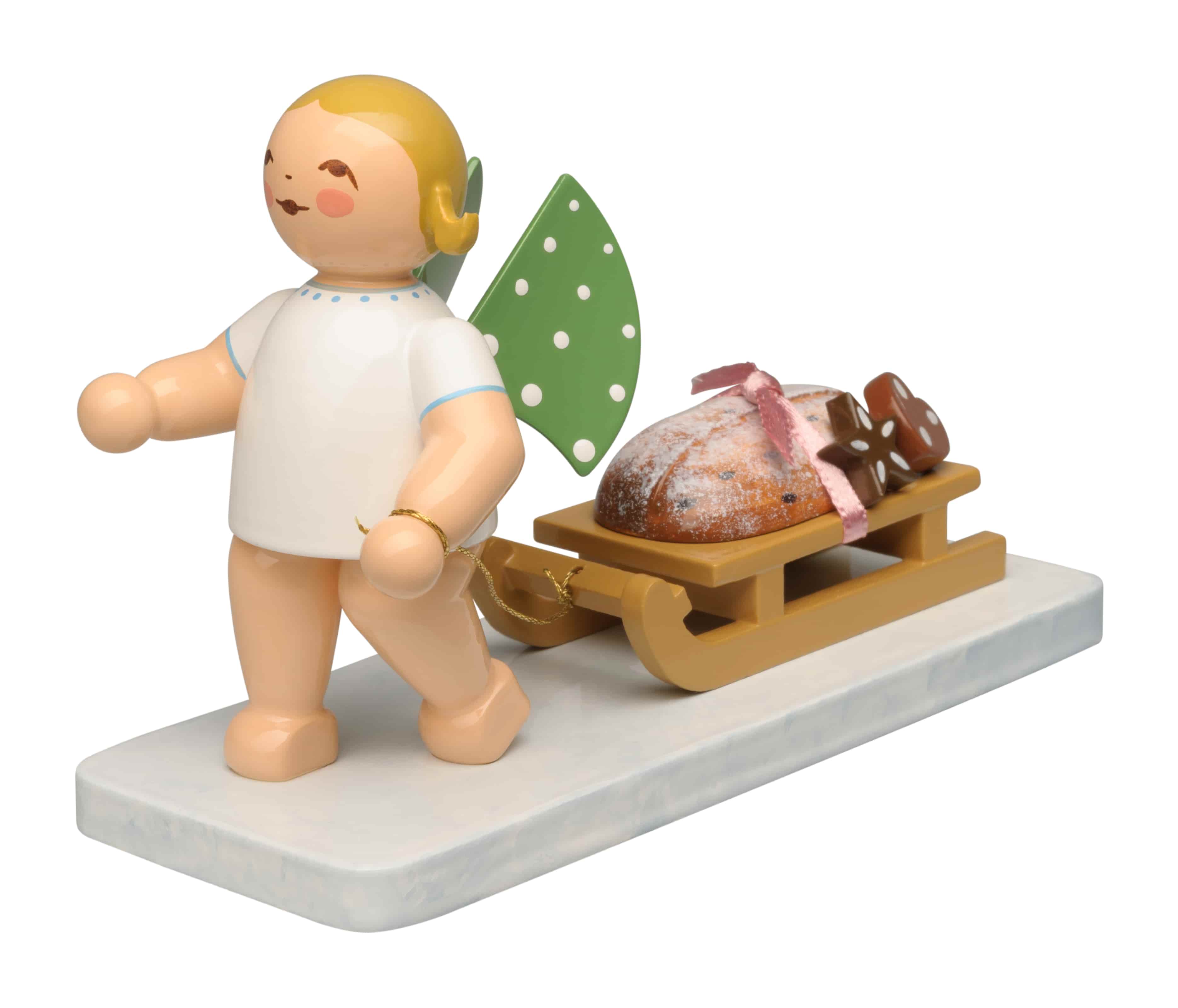 Engel mit Stollen und Lebkuchen