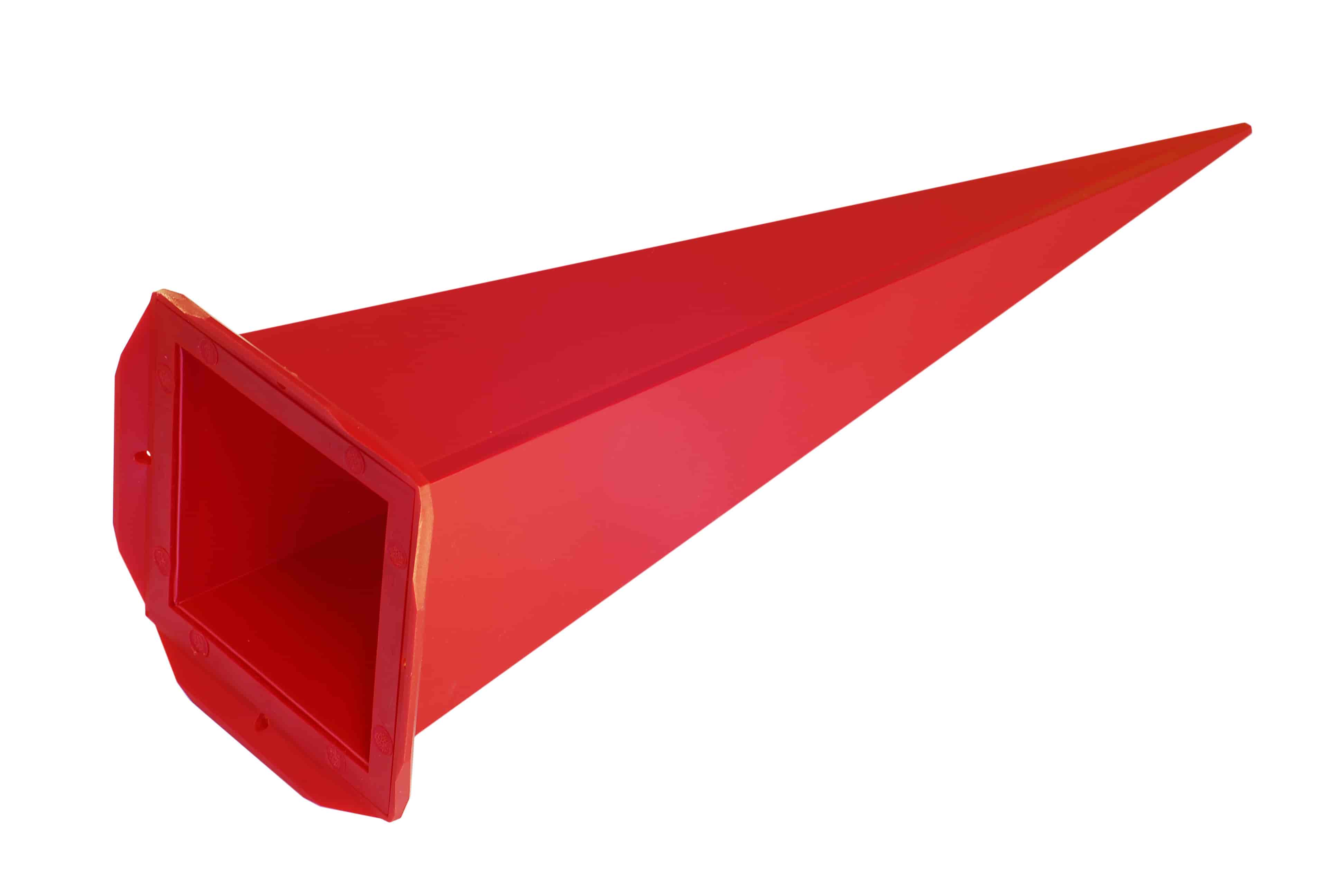 Ersatz-Zacke viereckig für Herrnhuter Sterne aus Kunststoff 130 cm (A13) rot