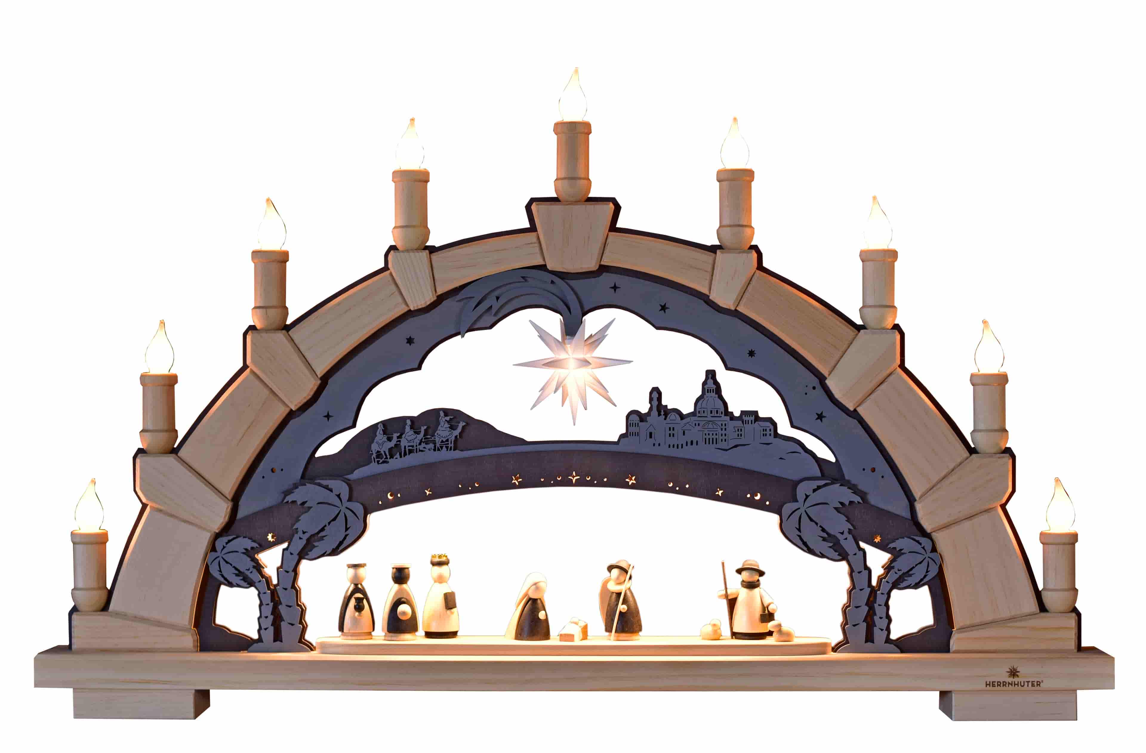 Herrnhuter Lichterbogen mit Miniaturstern
