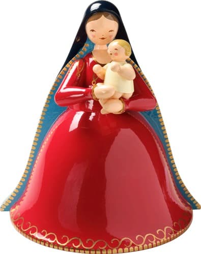 Madonna mit Christkind, einfach bemalt