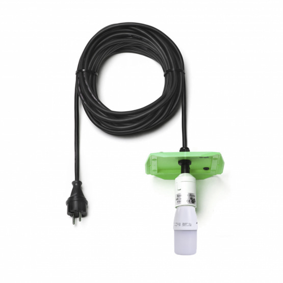 10 m Kabel für grüne Herrnhuter Sterne aus Kunststoff (A13) inkl. LED