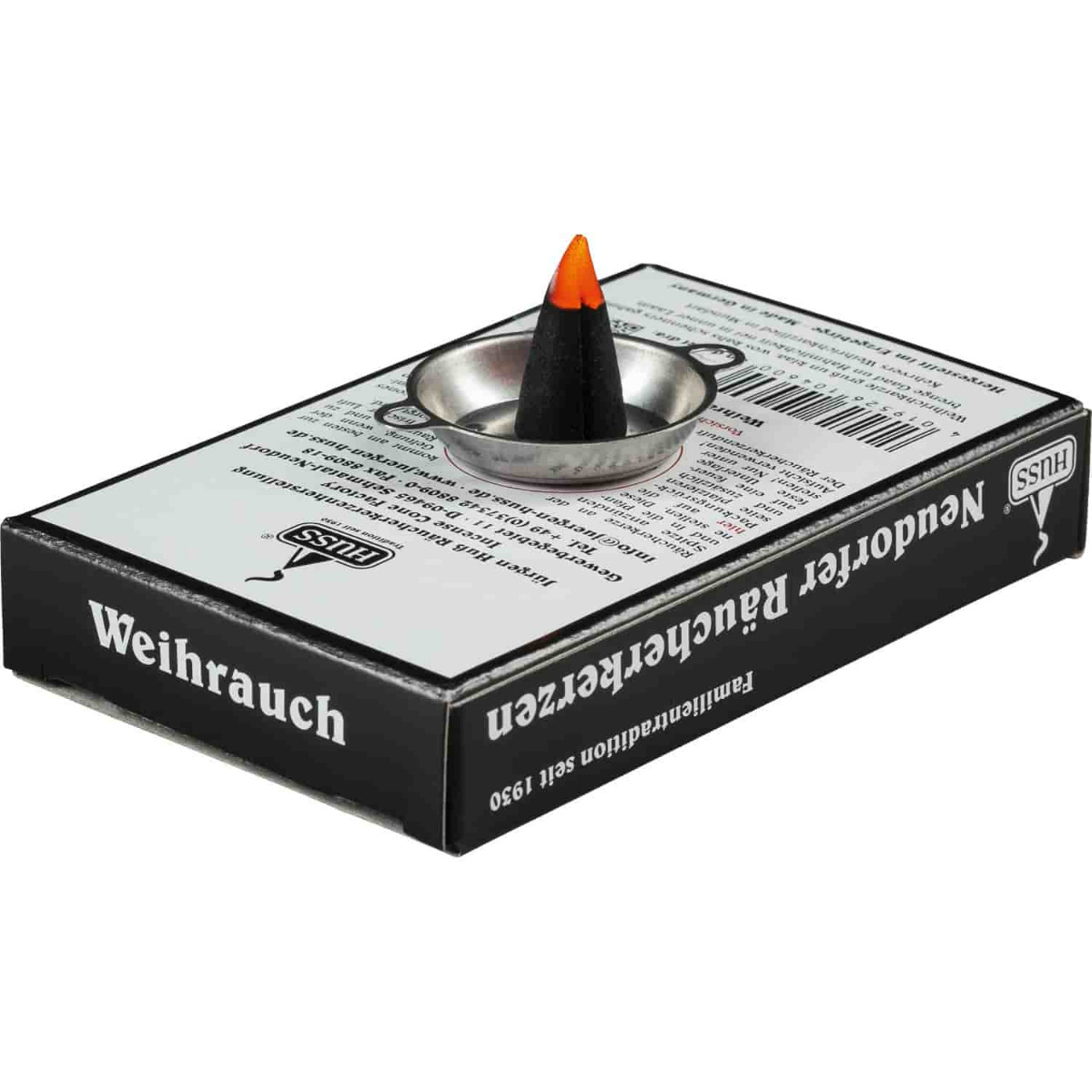 Neudorfer Räucherkerzen mit Pfannenunterteil