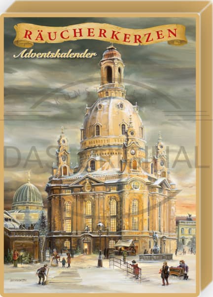 Räucherkerzen Adventskalender - Dresden Frauenkirche neu