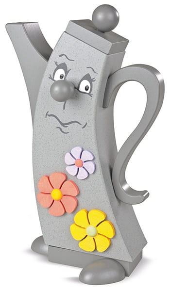 Räucherfigur Gartenfreude modern