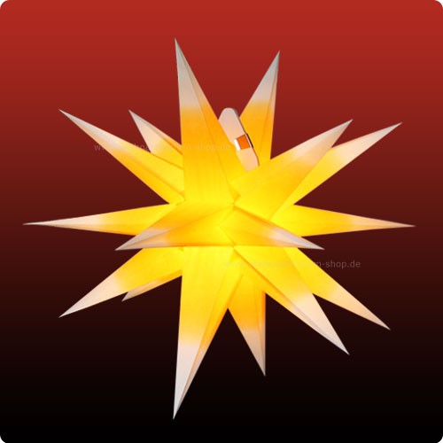 Annaberger Faltstern No. 3 ø 35 cm gelb-weiß