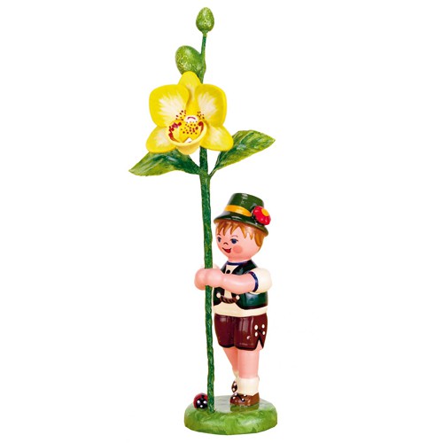 Hubrig - Blumenjunge mit Orchidee