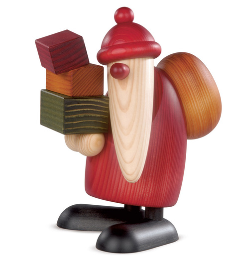 Weihnachtsmann Geschenke tragend