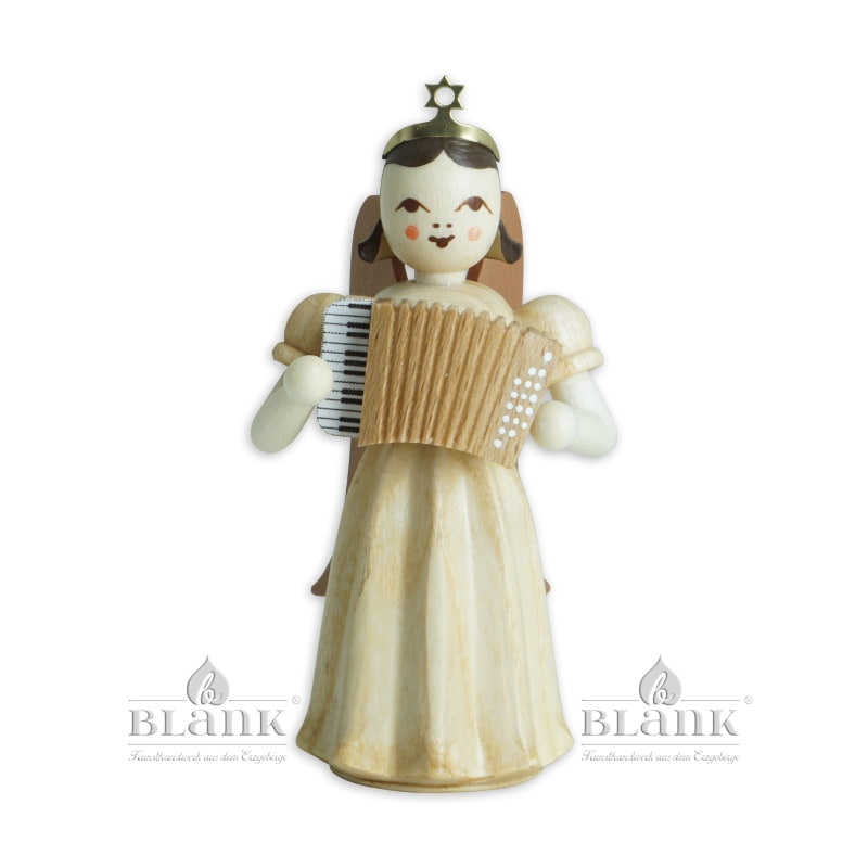 Blank - Faltenlangrockengel mit Akkordeon