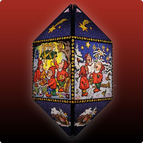 Annaberger Weihnachtslaterne "Im Wichtelland"