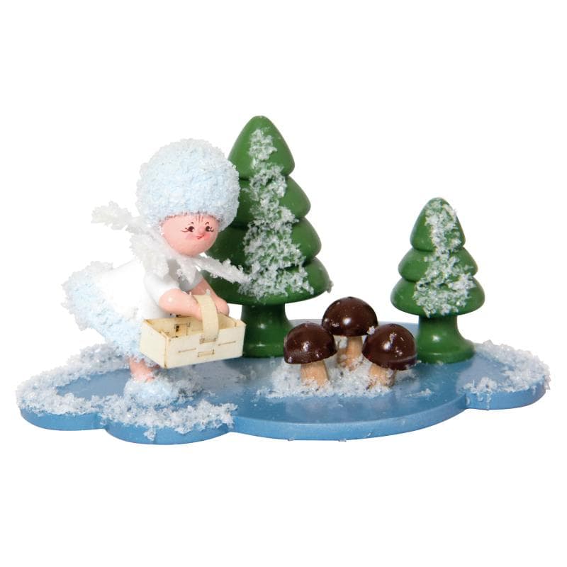 Schneeflöckchen auf Wolke Pilzsucher