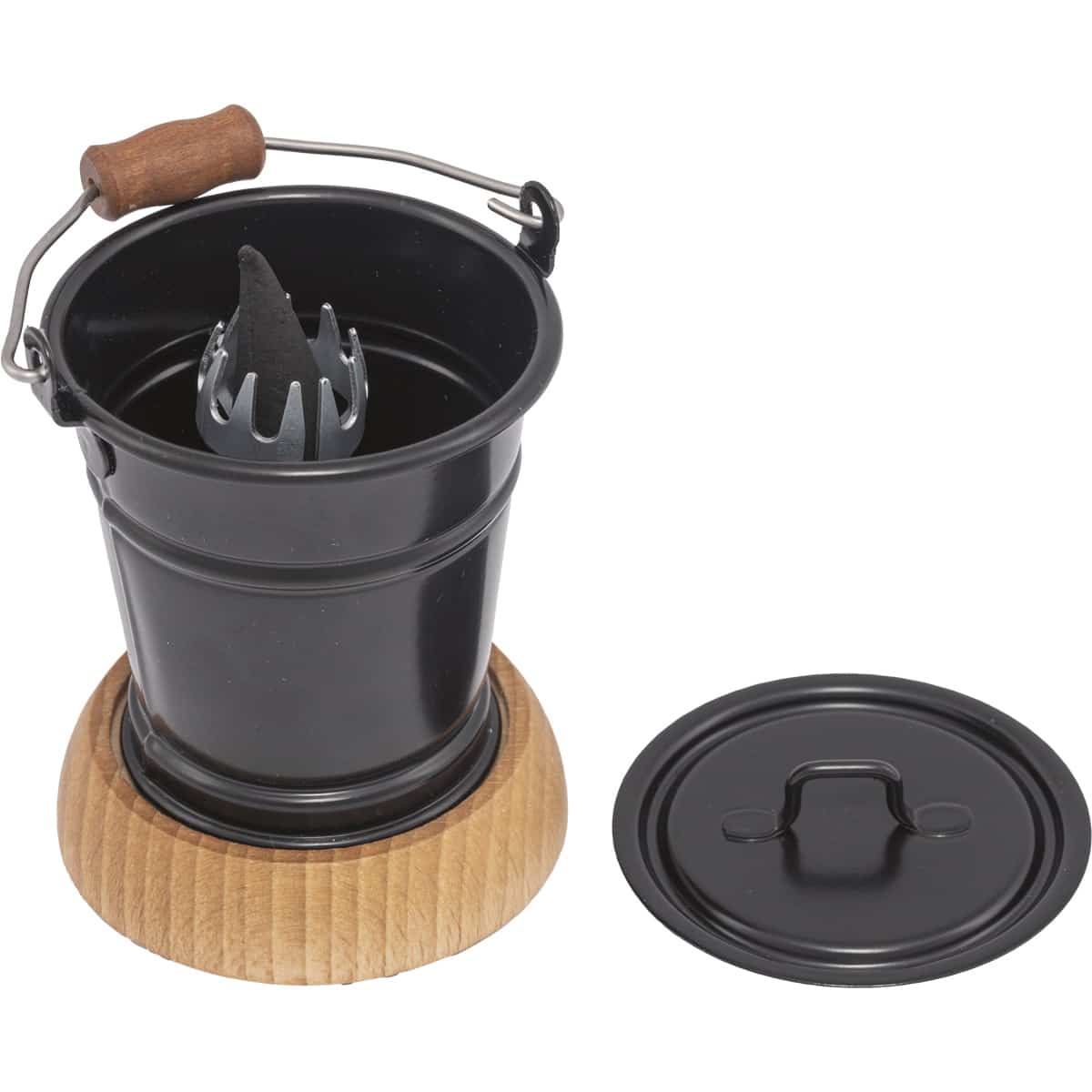 Räuchereimer - Der Puristische - schwarz