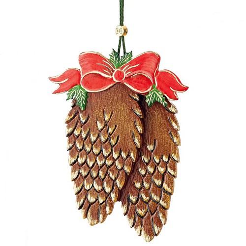 Hubrig - Baumbehang Tannenzapfen mit Schleife