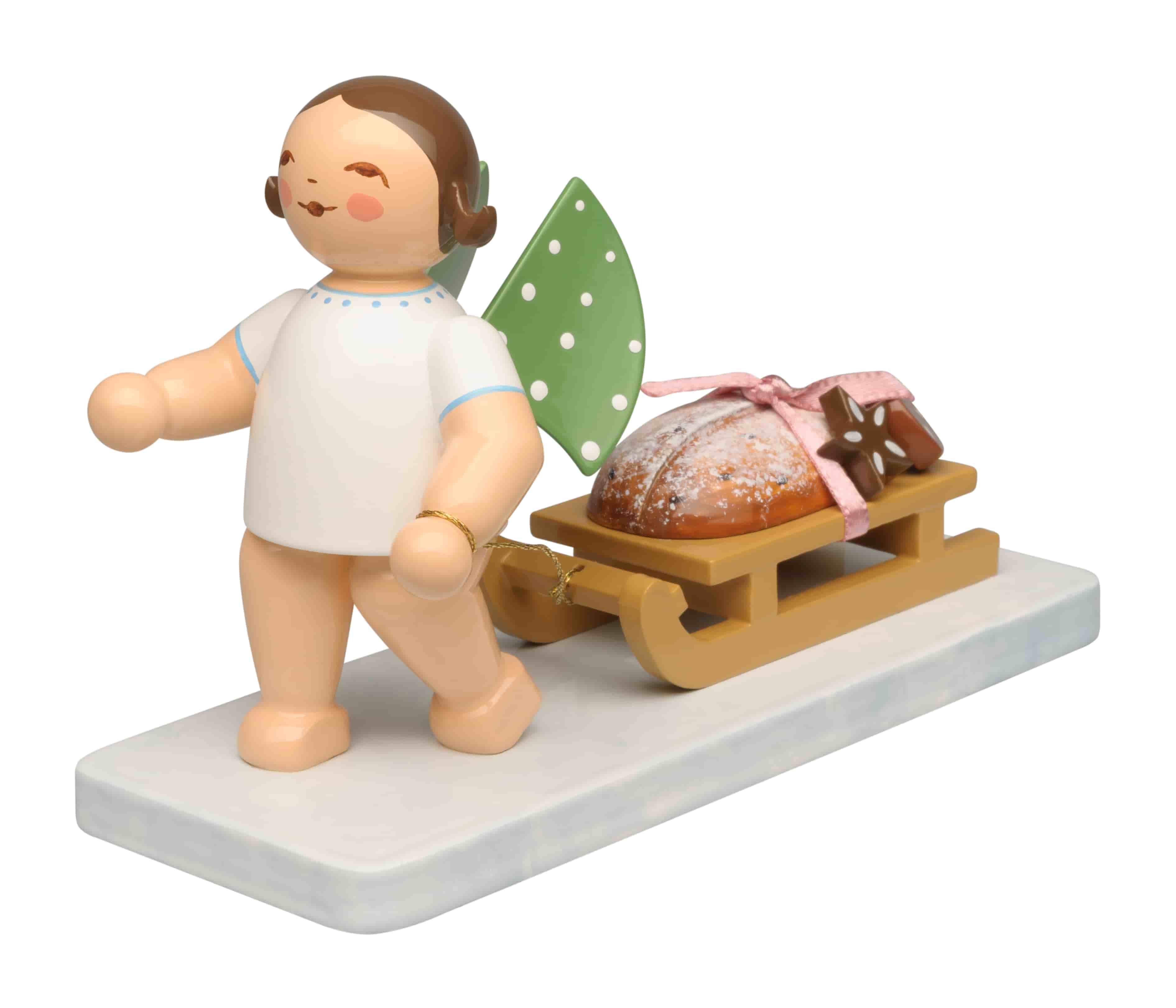 Engel mit Stollen und Lebkuchen