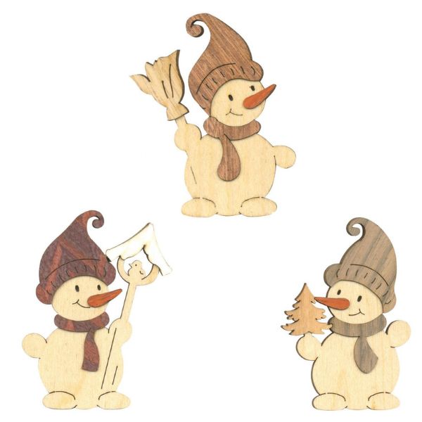 Baumschmuck Schneemann 6er-Set