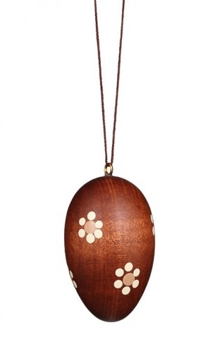 Baumbehang Ei natur dunkel